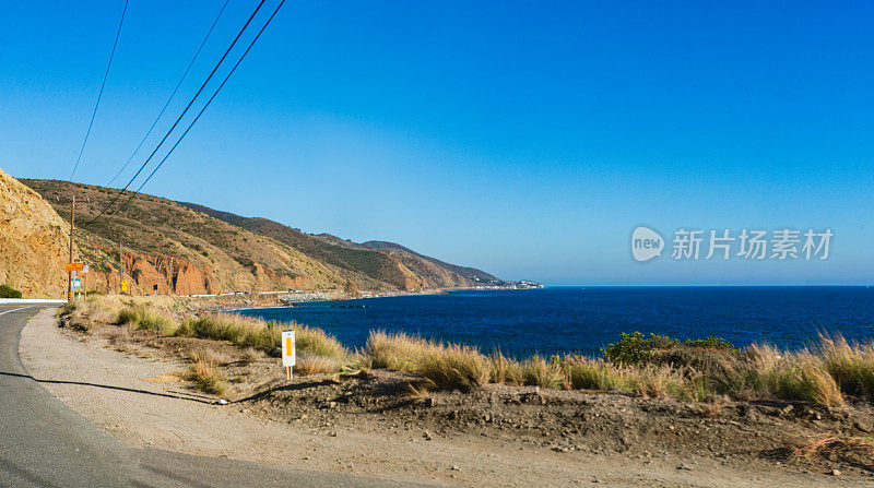 沿太平洋海岸公路/加州1号州际公路的加州海岸线